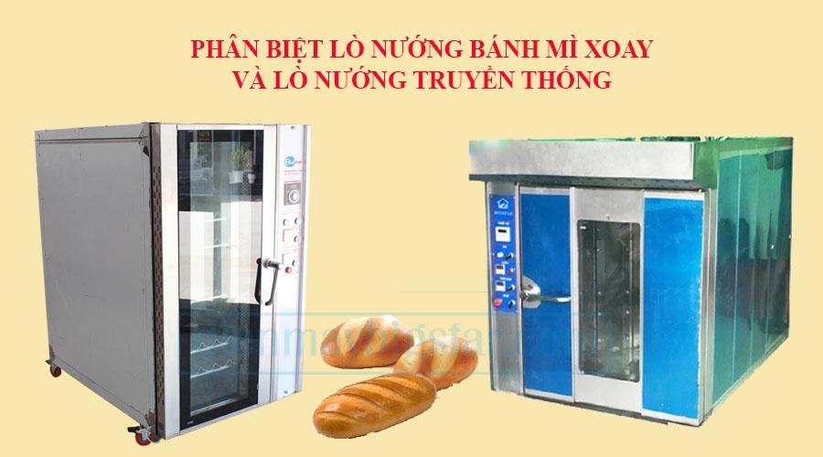 Lò nướng bánh mì xoay và lò nướng bánh mì đối lưu